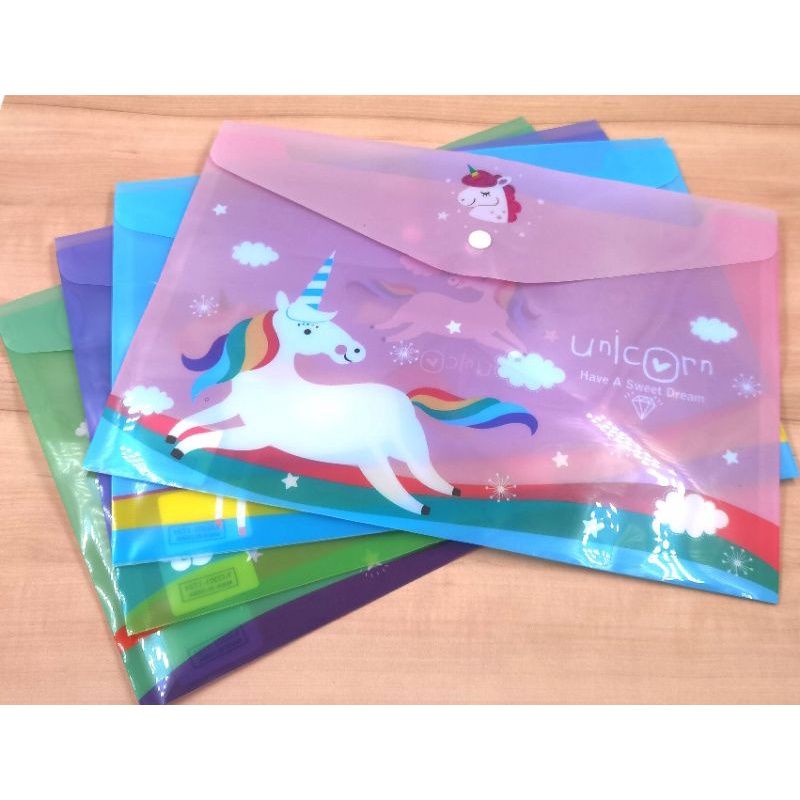 Unicorn FAIL BUTANG / Button File A4 Size BE601067 | Shopee Singapore