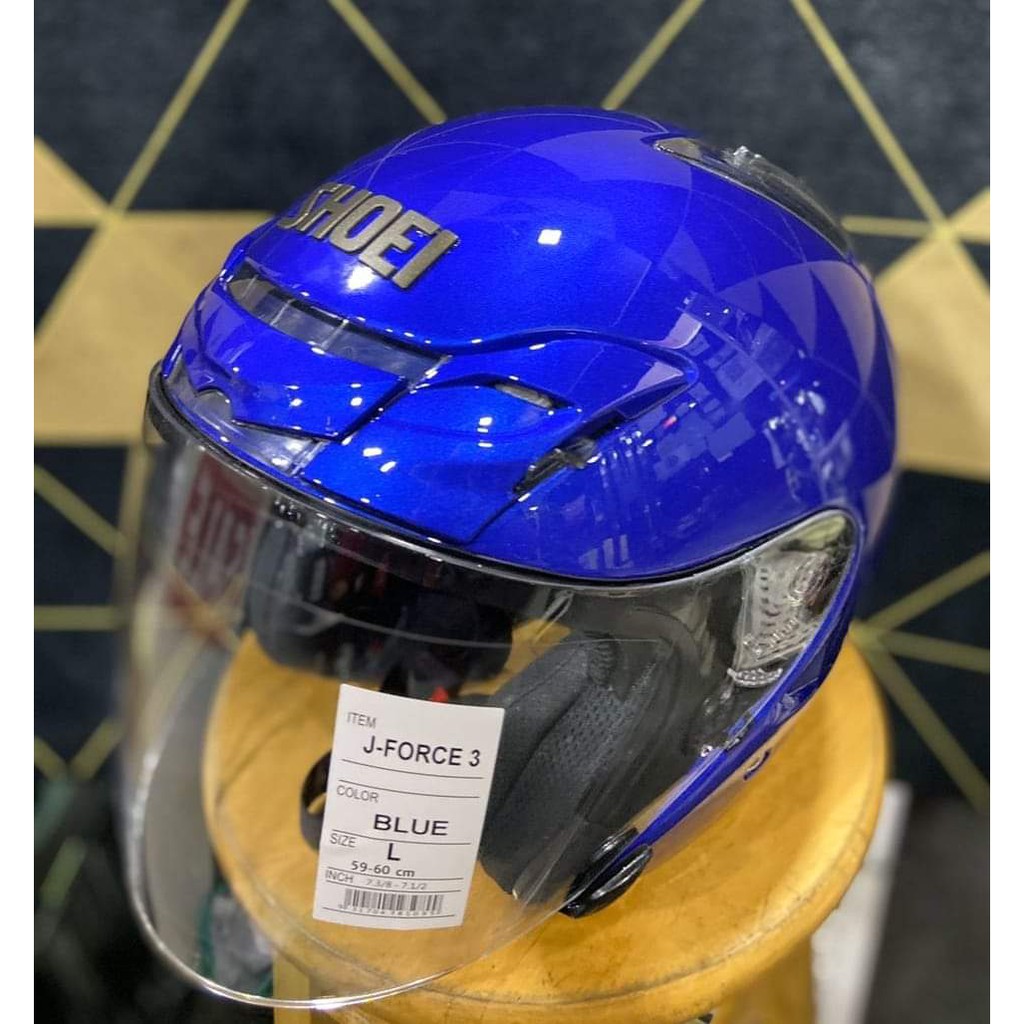 SHOEI J-FORCE 3/JF3 HELMET PLAIN COLOR FREE KOTAK BAG BUKU MANUAL 