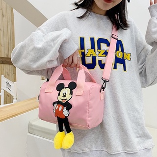 Disney Anime Kawaii Mickey Mouse Minnie Bag Canvas Shoulder Bag