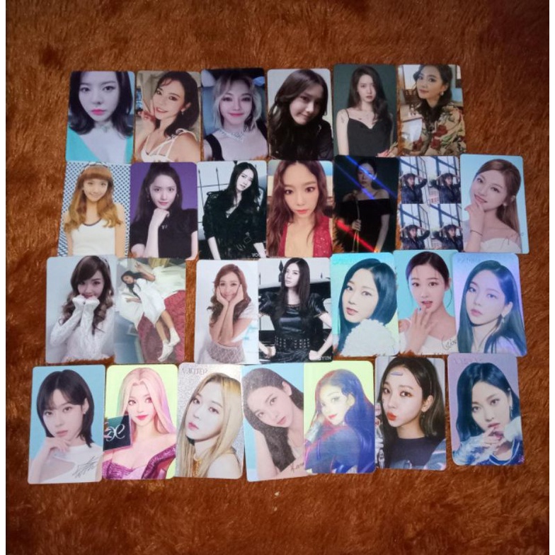 Photocard pc official snsd girls generation aespa karina giselle winter ...