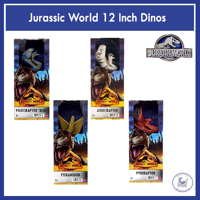 Jurassic World Dominion 12 inch Dinosaur Toy Mattel GWT54 (Assorted ...