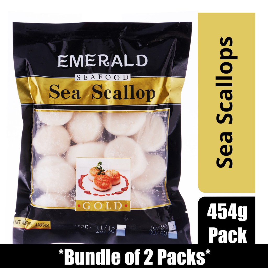 [Emerald] [Japan] [Bundle Pack of 2 / 4 / 6] Canadian Frozen Scallops