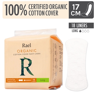 Rael Organic Cotton Cover Panty Liners - Long