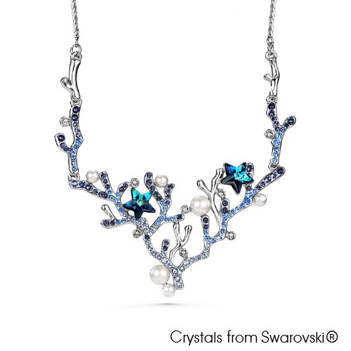 Coralyne Statement Necklace - Crystals from Swarovski® by Lush ...