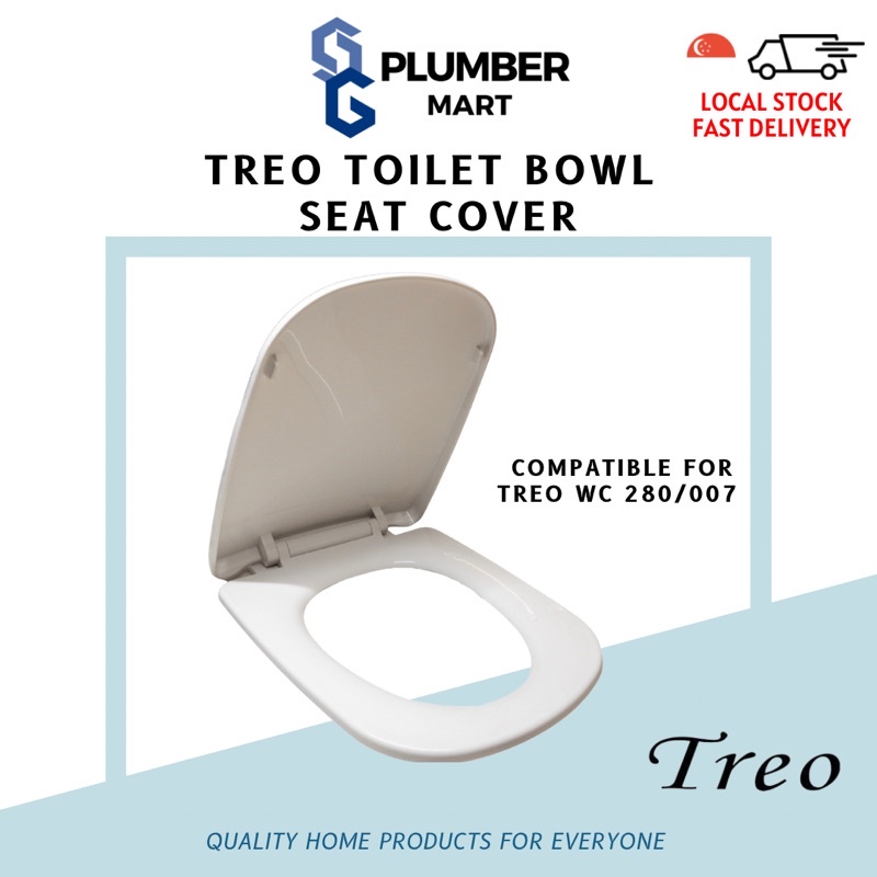 【SG】SG Plumber Mart Treo Toilet Bowl Seat Cover Treo BTO Toilet