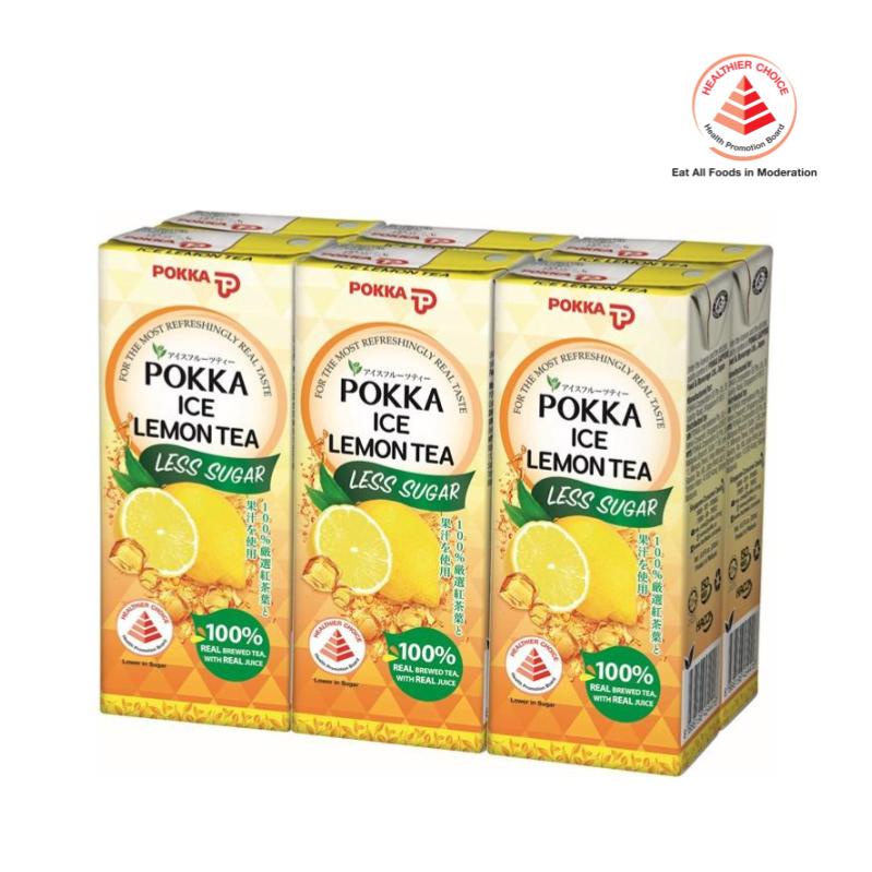 Pokka Ice Lemon Tea Less Sugar (6 x 250ml) Shopee Singapore