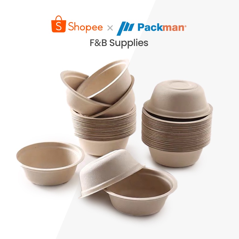 Sugarcane Pulp Biodegradable Bowls │ Disposable Bagasse Bowl for Soup ...