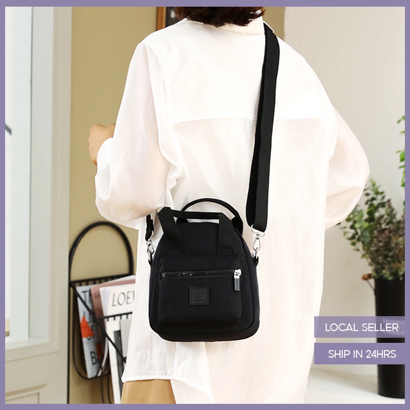 [Ready Stock] Tote bag Sling bag Shoulder bag Small bag in Multiple Color adjustable Strap Korean Fashion
