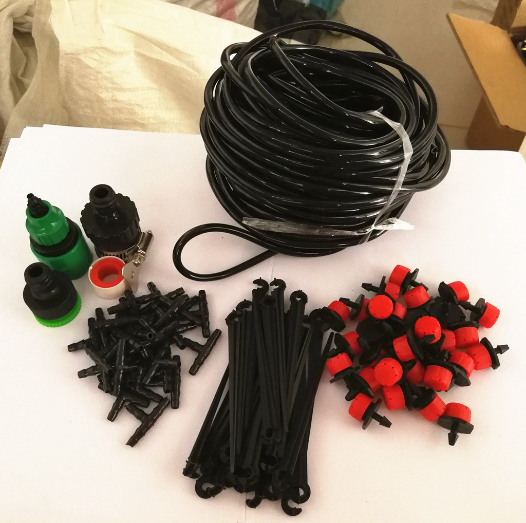 DIY Garden Micro Drip Irrigation System Plant Flower Watering Kit with ...