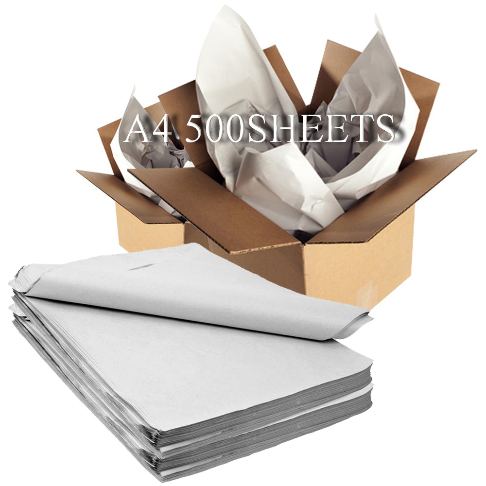 500SHEETS*A4 NEWSPRINT PAPER/WHITE PACKING PAPER 21CMX30CM | Shopee ...
