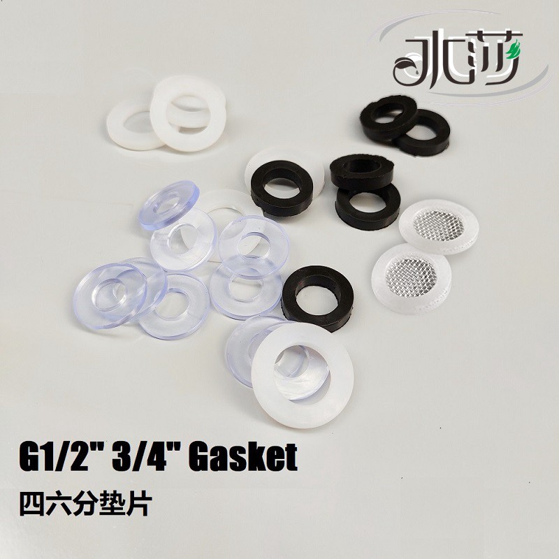SHUISHA Silicone Rubber Soft Gasket Nitrile Washer Seal O Ring G1/2'' 3