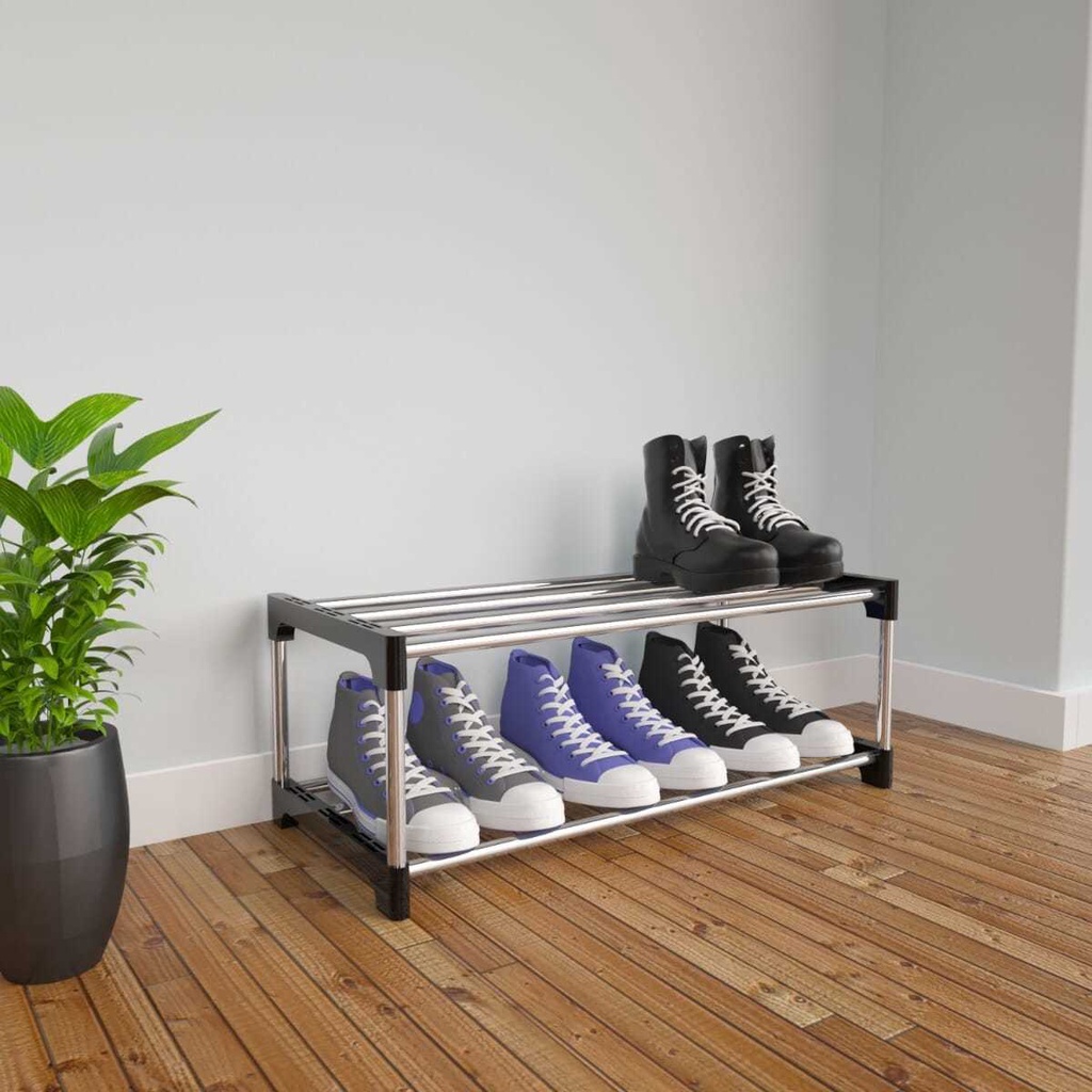 College student dormitory shoe rack bedroom mini double layer small ...