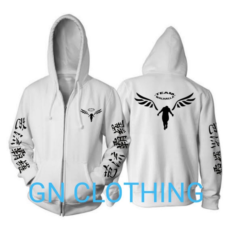 Jacket SWEATER HOODIE TEAM WALHALLA VALHALLA TOKYO REVENGERS - GN CLOTHING  | Shopee Singapore