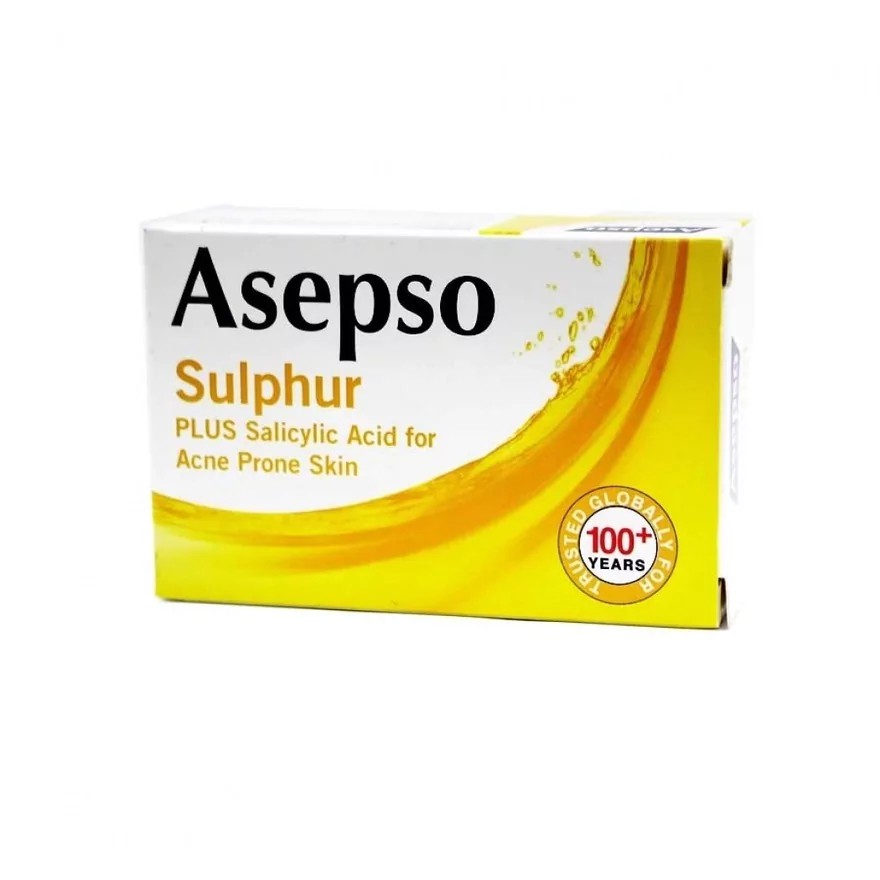 Asepso Sulphur Soap 80gr - Gambar 2