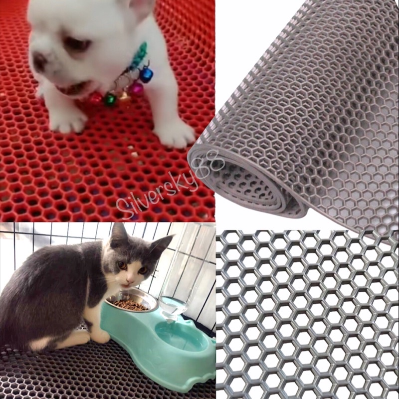Pet cage foot pad mat Rabbit Cat Dog kennel playpen waterproof rubber
