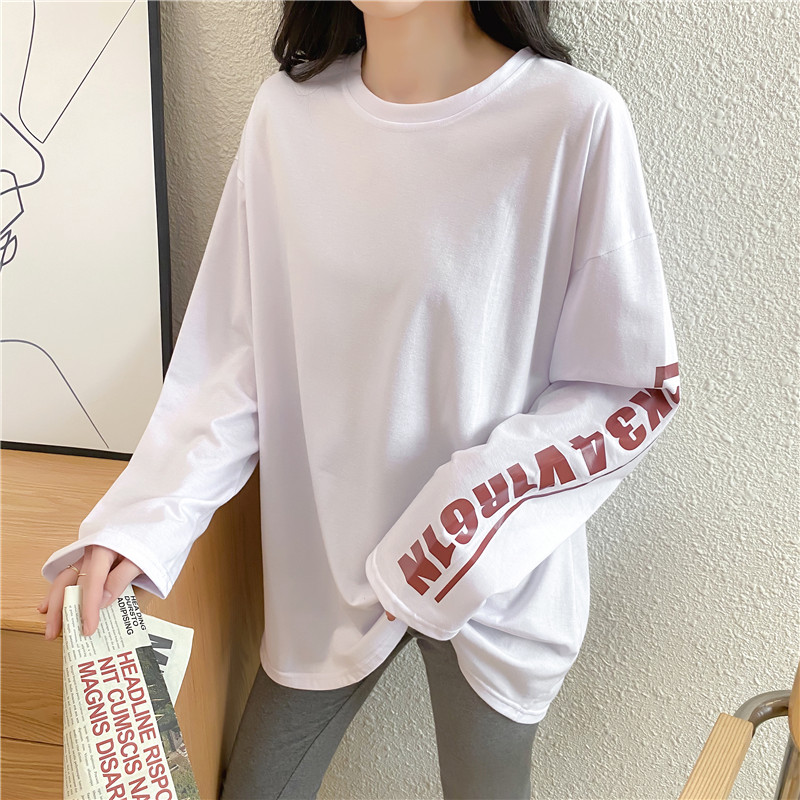 Korean oversized long sleeve top clearance