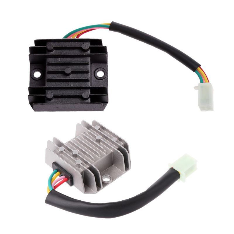 Alilin Rectifier 4 Wires Voltage Regulator for Motorcycle Boat Motor ...