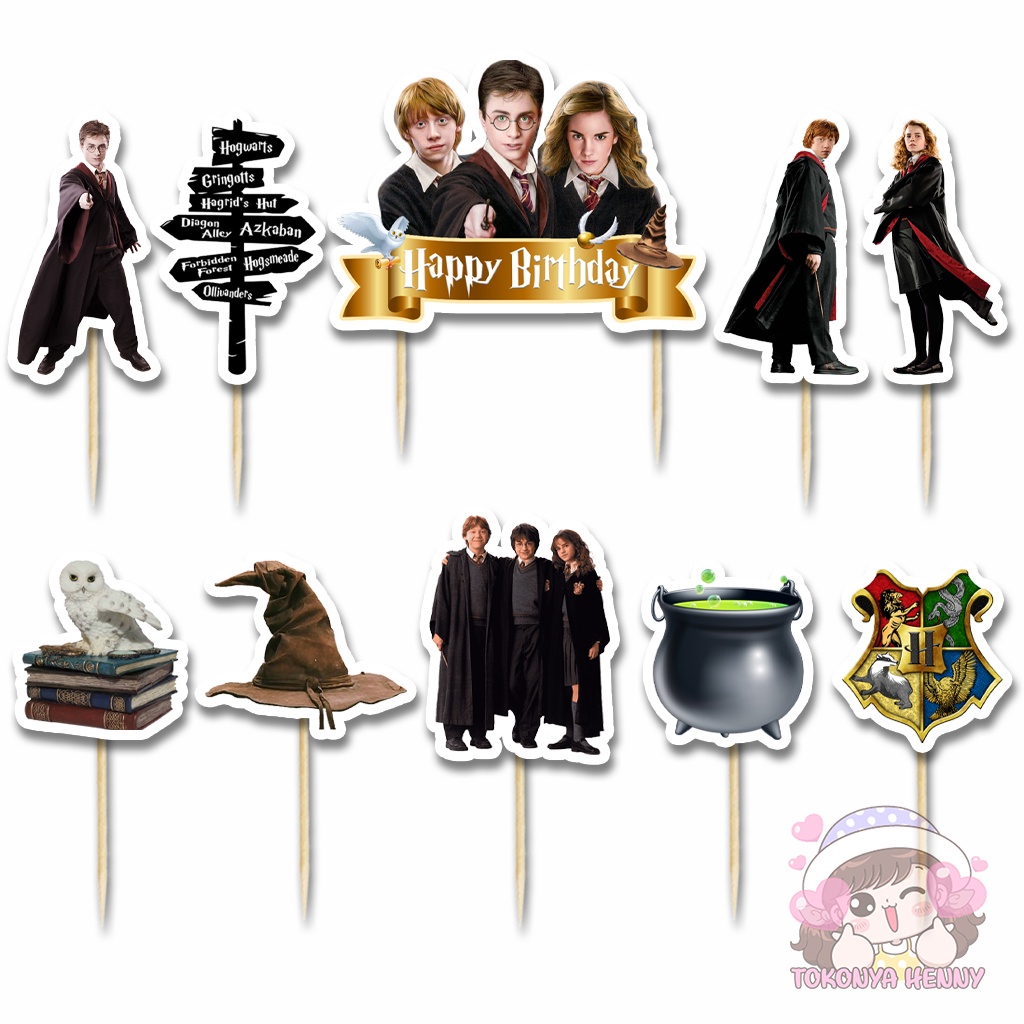 Harry POTTER Birthday Cake Topper