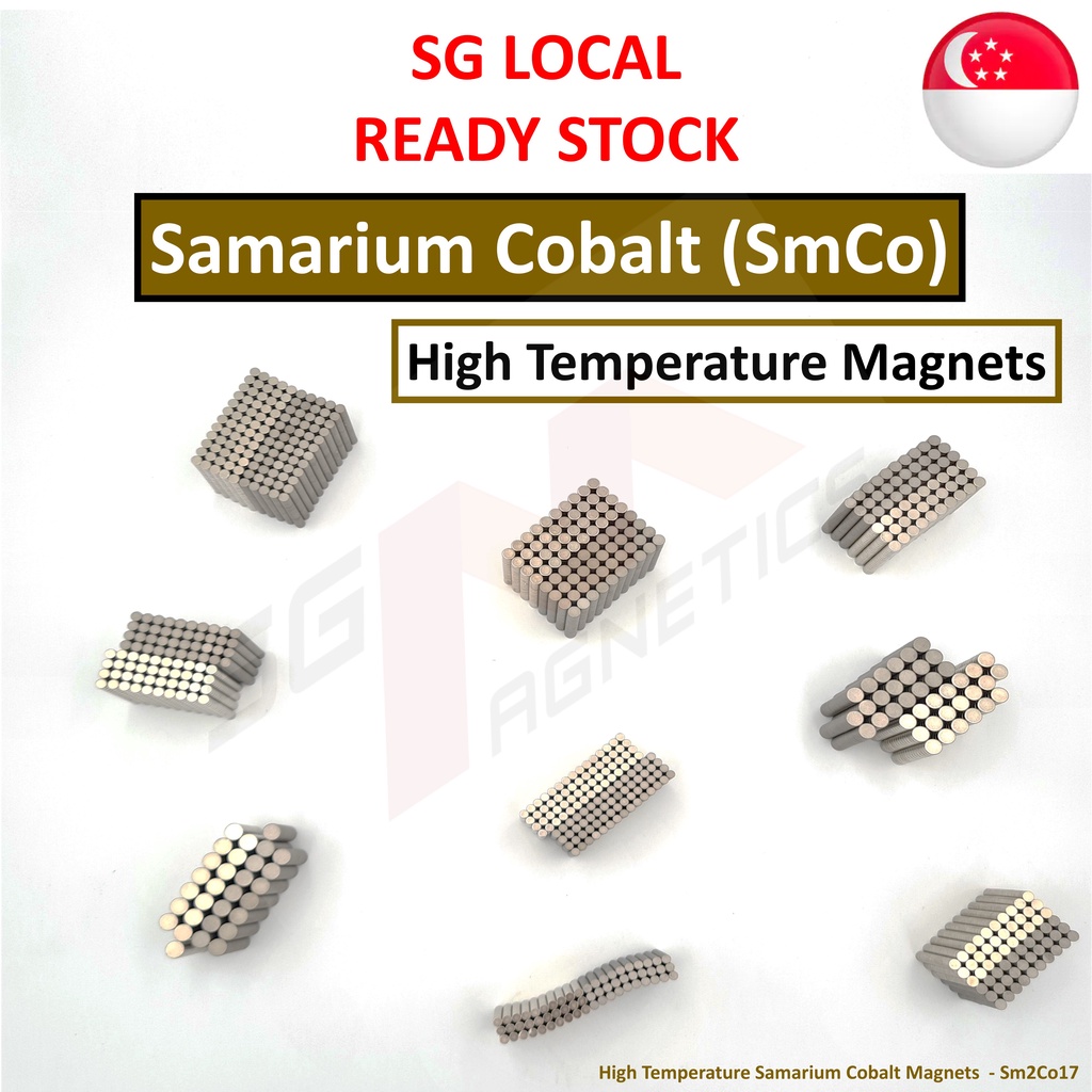 SmCo Sm2Co17 Magnet Samarium Cobalt High Temperature Magnets Small 250 ...