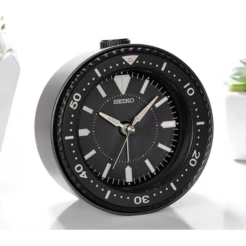 Seiko Mai Quiet Sweep Second Alarm Clock QHE184 | Shopee Singapore