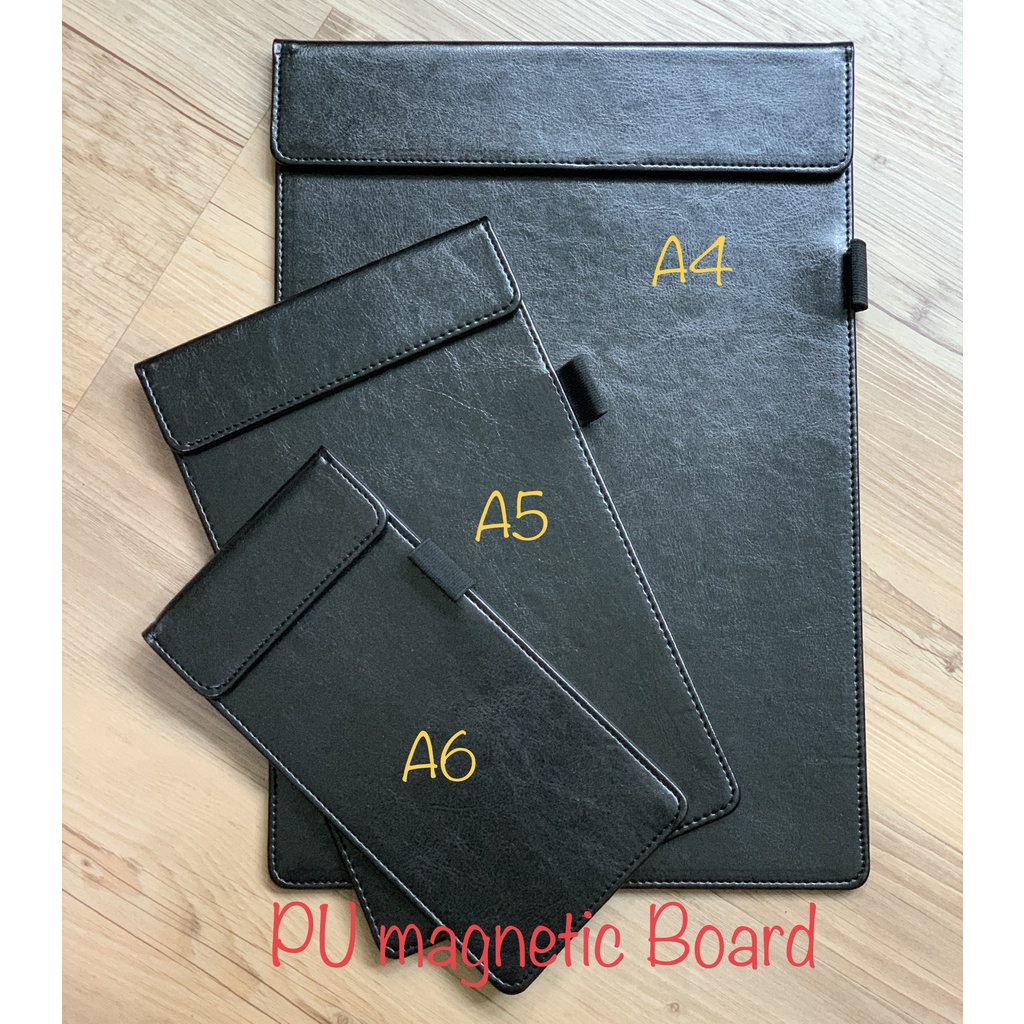 SG StockPU Leather Clipboard A4/A5 A4 PU Leather Board Shopee