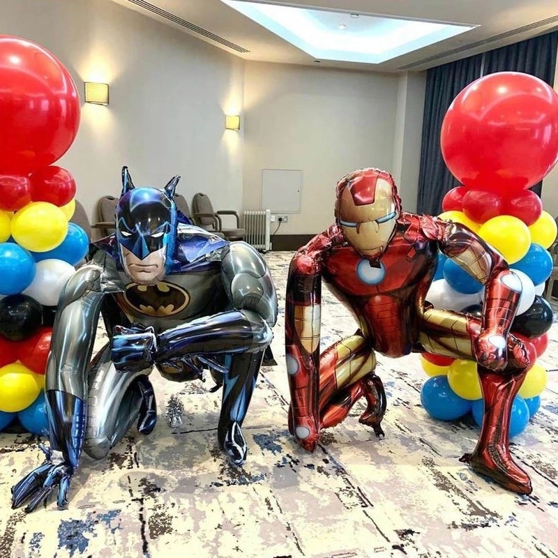 5 Pack Spiderman 17-Inch Foil Balloons – Superhero Birthday Party Decor