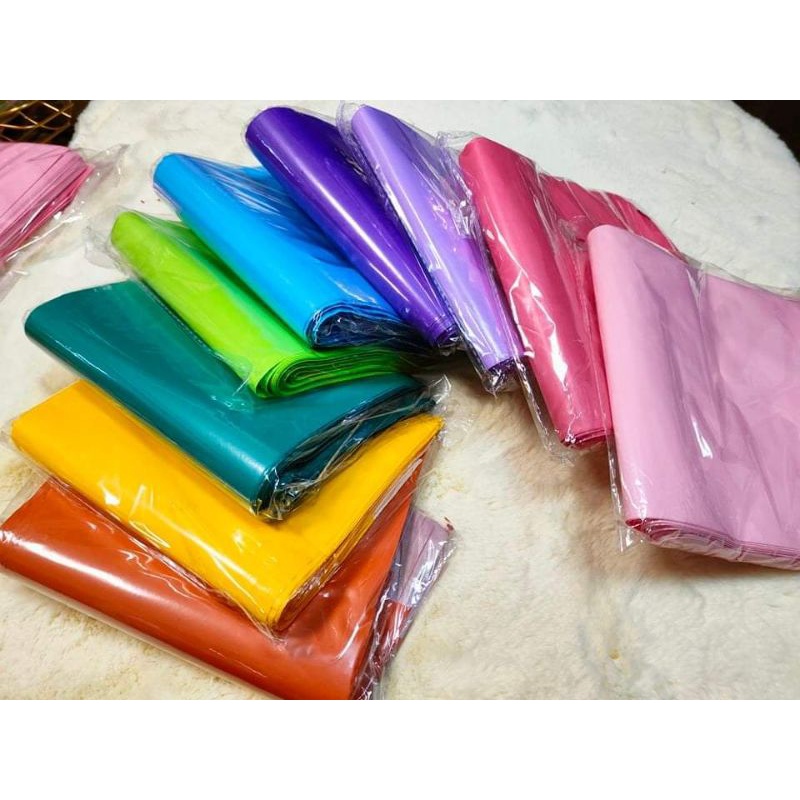 50 pcs plastic gift bag polymer gift packaging courier pouch plastic ...