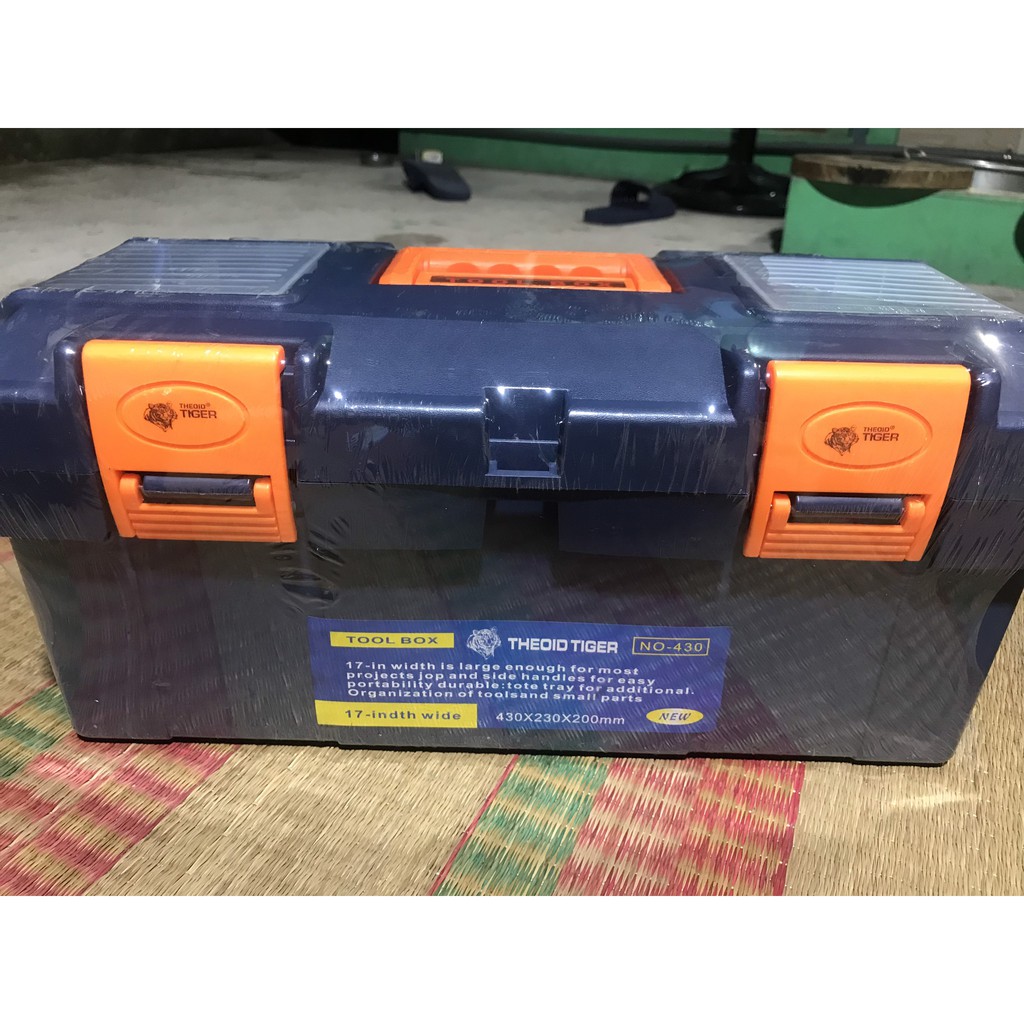 TIGER BRAND HIGH QUALITY PLASTIC 2-LAYER CRAFTSBOX IN ALL SIZES SMALL ...