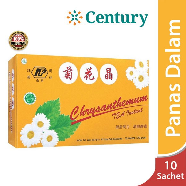 Chrysanthemum Tea Box isi 10 Sachet / Panas Dalam / Teh Instan / Minuman Kesehatan / Promo