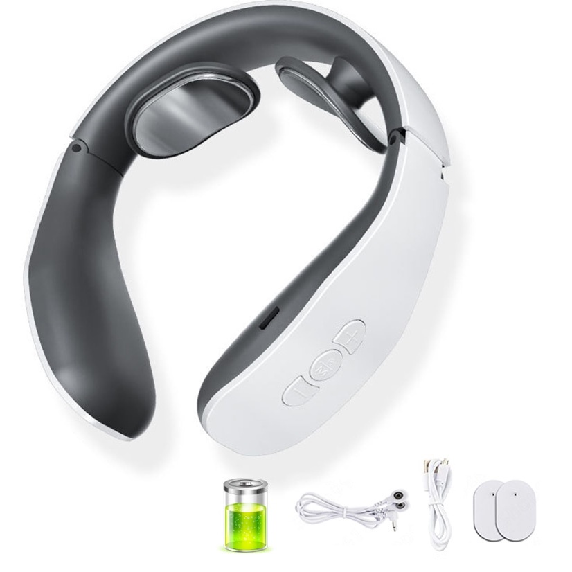 Electric Neck Massager 15 Intensity Sensing 4 Pulse Modes Shoulder Body