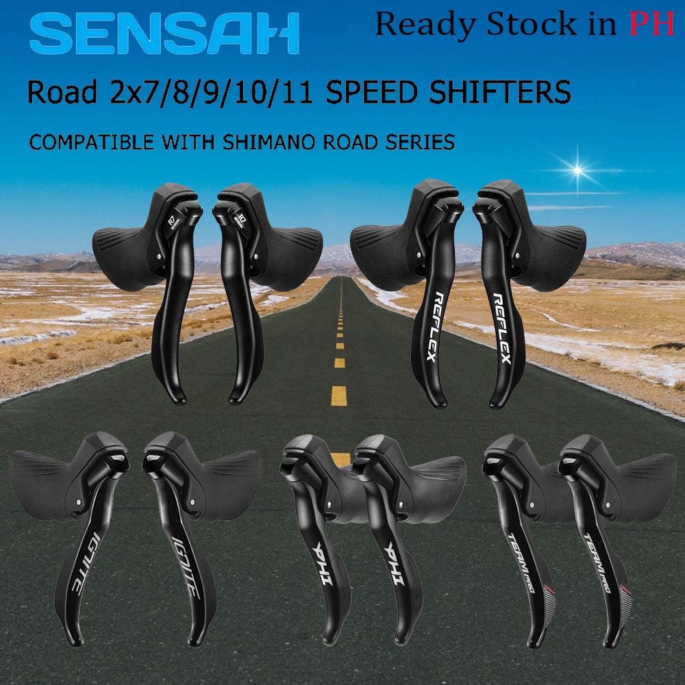 SENSAH Shifters Bicycle Shifters Road Bike Shifters 2x7/2x8/2x9/2x10