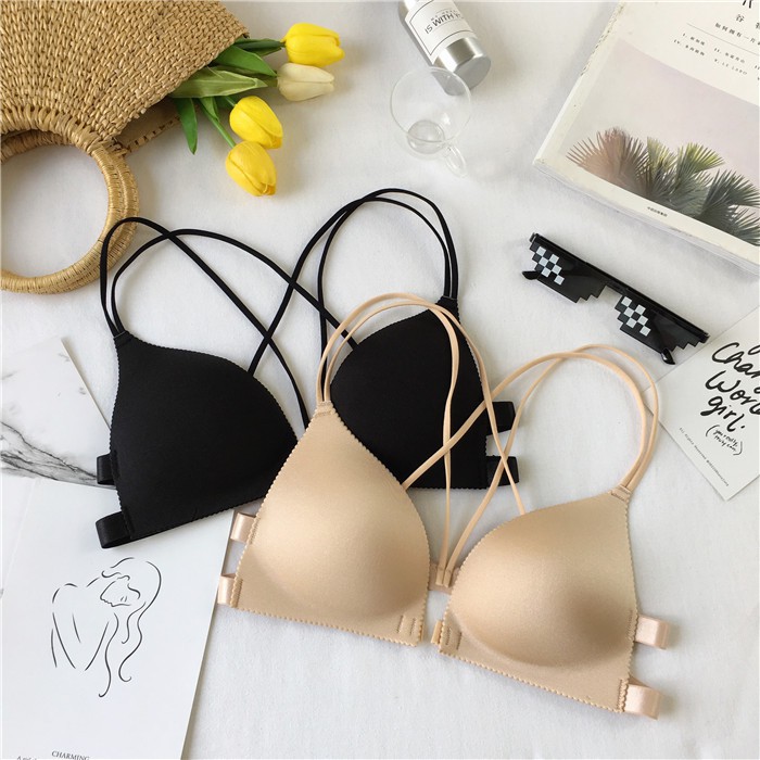 [SGLocalSeller] *Stylehouse Push Up Front Clip Crossback Padded Seamless Bra
