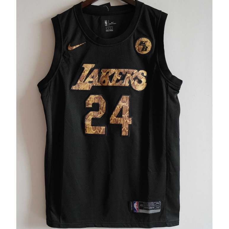 Kb logo on lakers hot sale jersey