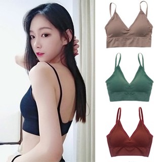 Women's Wireless Seamless Invisibles Sleep Padded Bralette Bra Lightly Lined  Full-Coverage 89% Real Silk Yoga Everyday Bra - AliExpress