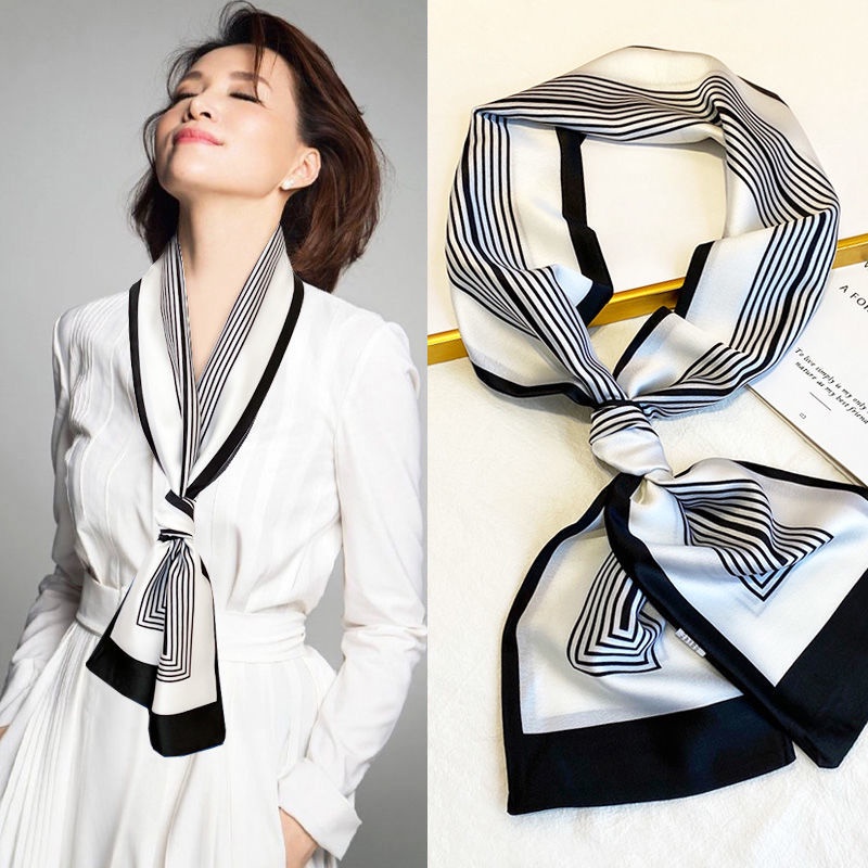 White hot sale square scarf