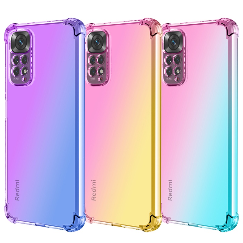 Shockproof Case For Xiaomi Redmi Note 11 Pro 5G 12 10 10S Case Transparent  Phone Cover For Redmi Note11 S Carcasa Funda Coque 