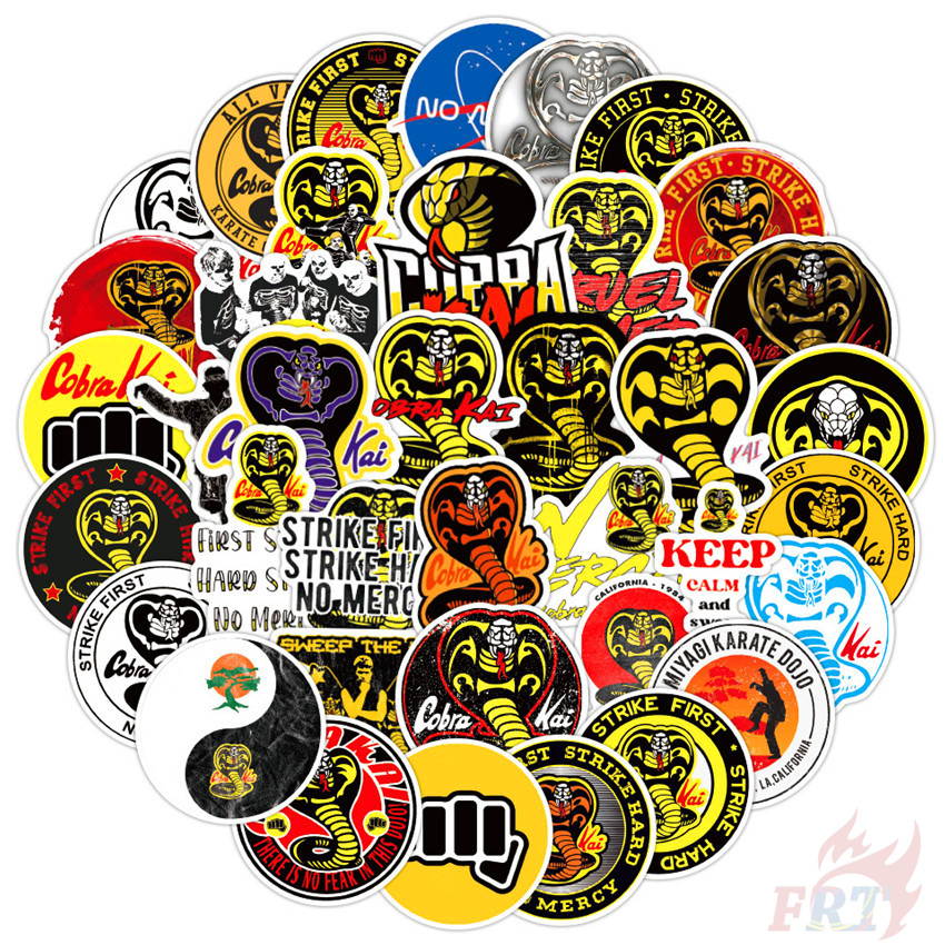 50Pcs/Set Cobra Kai Series 03 Stickers DIY Fashion Waterproof Doodle ...