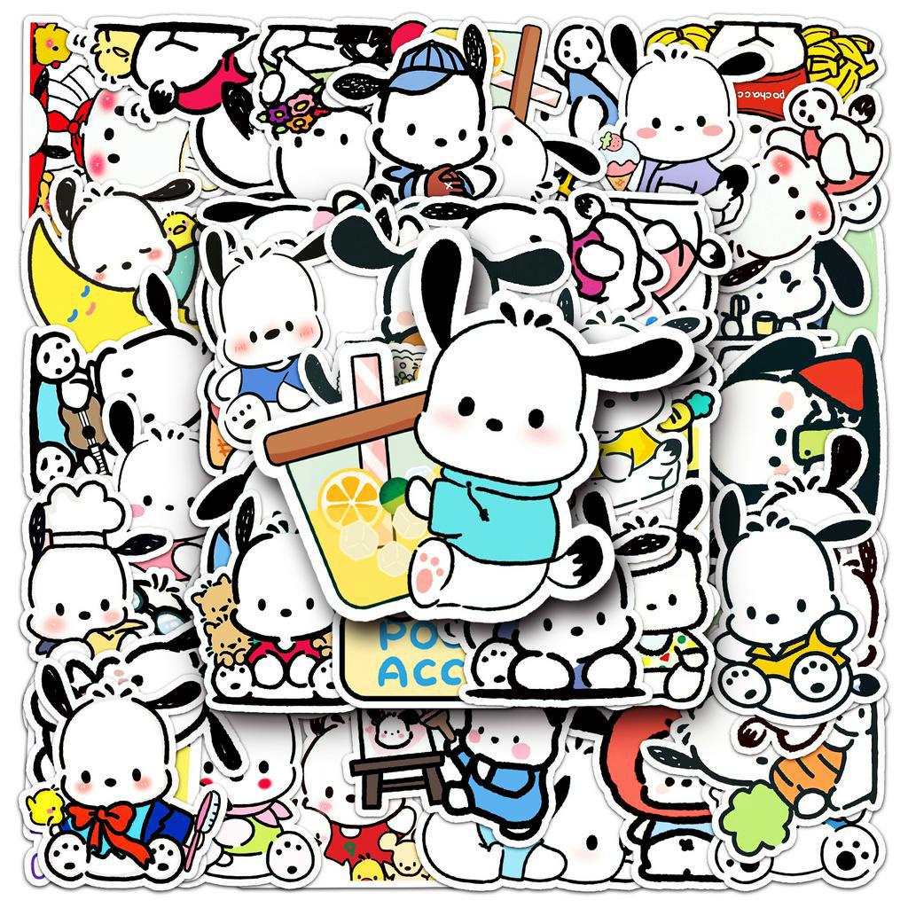 50 Piece Funny Pochacco the rock DIY Creative Motor Stickers Car ...
