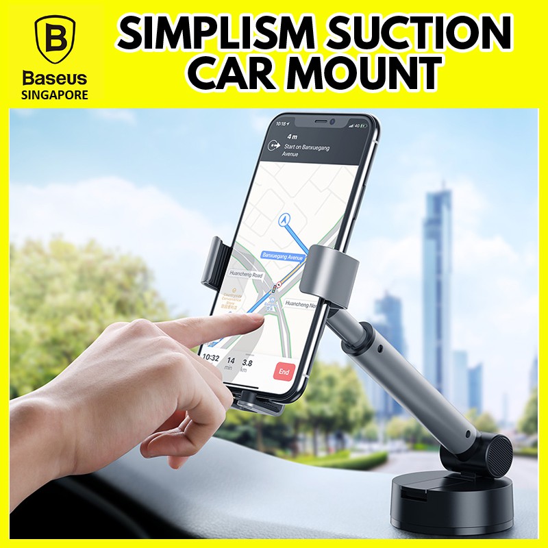 Baseus Simplism gravity car mount holder with suction base Car Phone