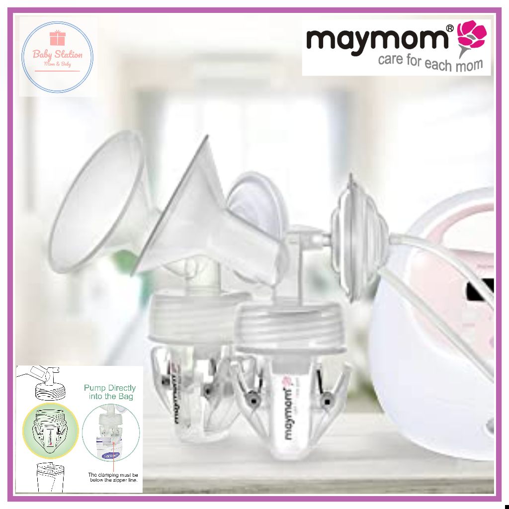 PUMPMOM-US Breastmilk Storage Bag Adapters For Spectra S1 S2 Pumps Avent Comfort Wide Mouth Flange Pump To Use With Lansinoh And Nuk Breastmilk Storage Bags By Pumpmom