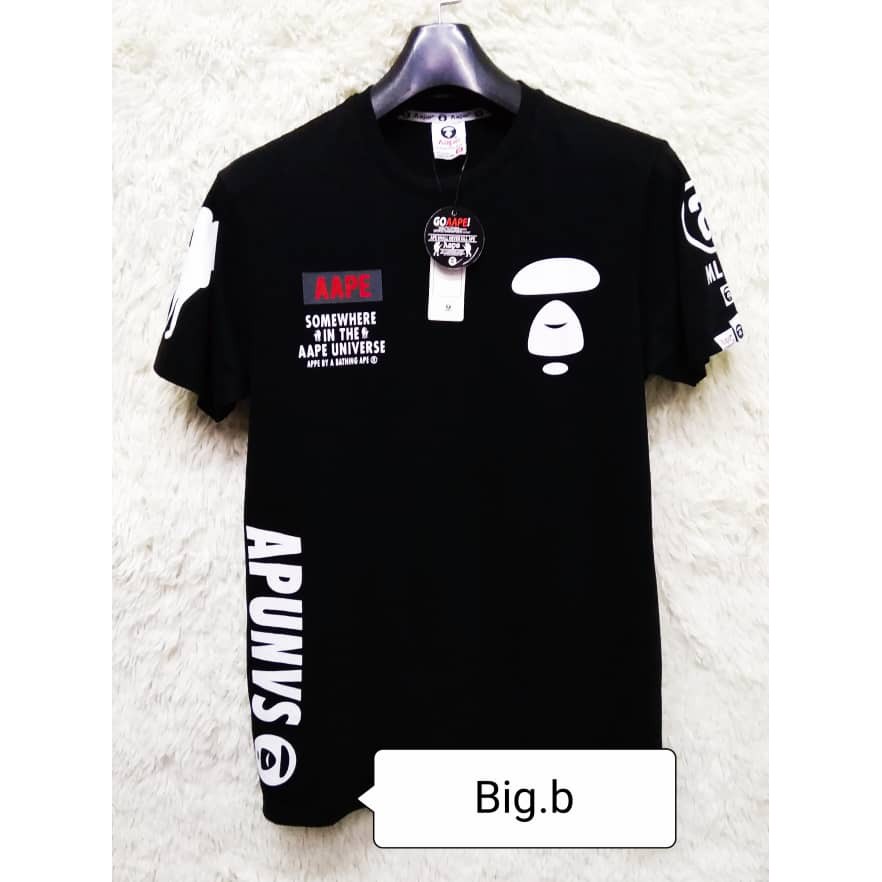 Aape Anime Shirt Men T-shirt unisex T Shirts Clothing Tee Shirt Printed Tshirt Short Sleeve For Unisex Big.b