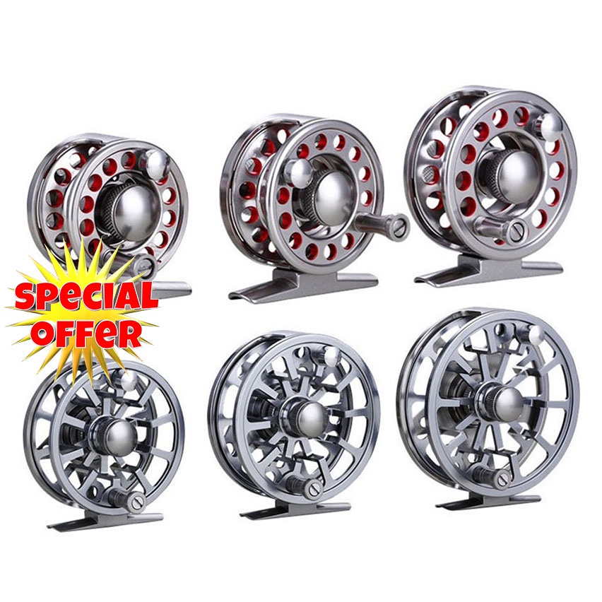 Left / Right Interchangeable Full Metal Fly Fishing Reel Ice Fishing