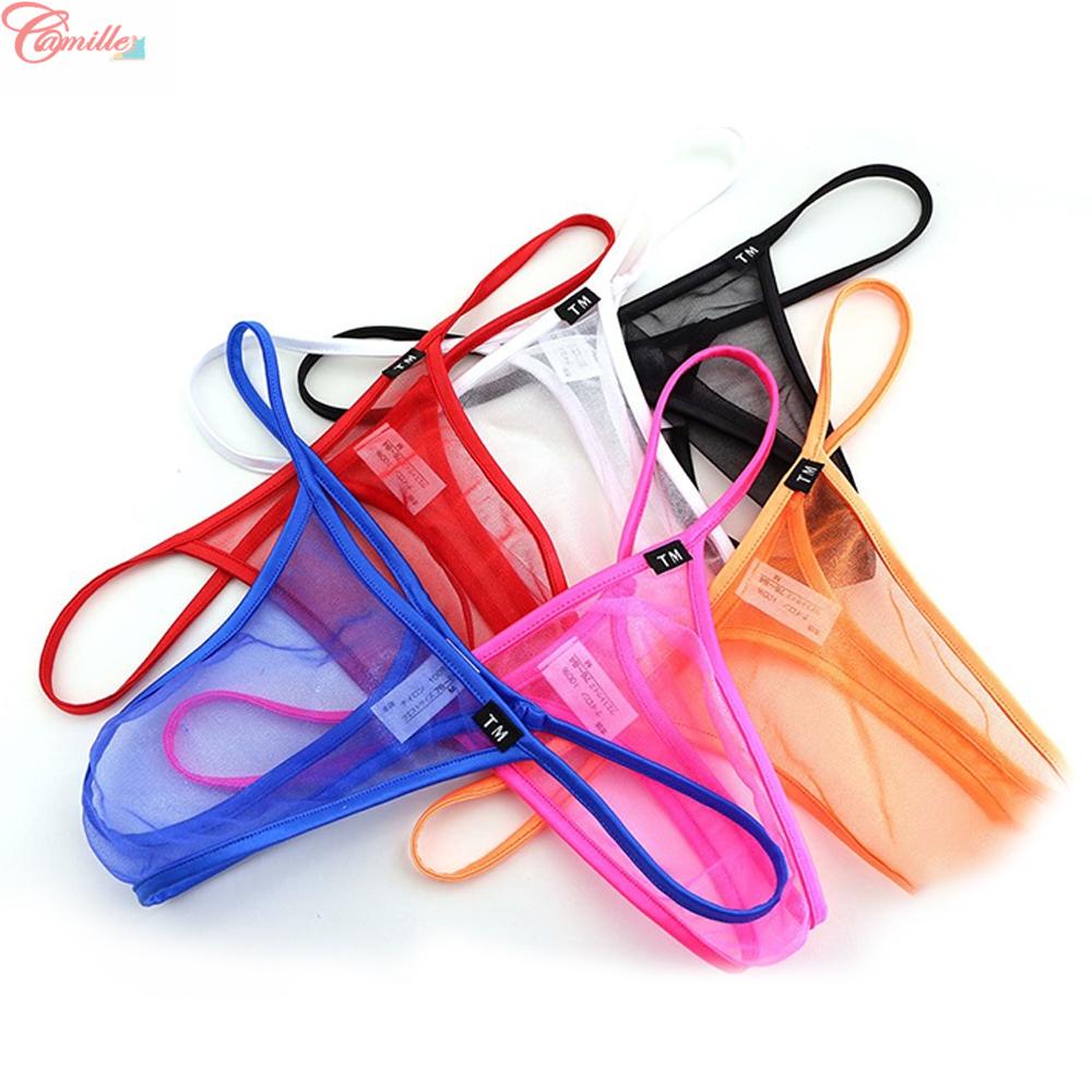Men Low rise G-String Underwear See through | Shopee Singapore