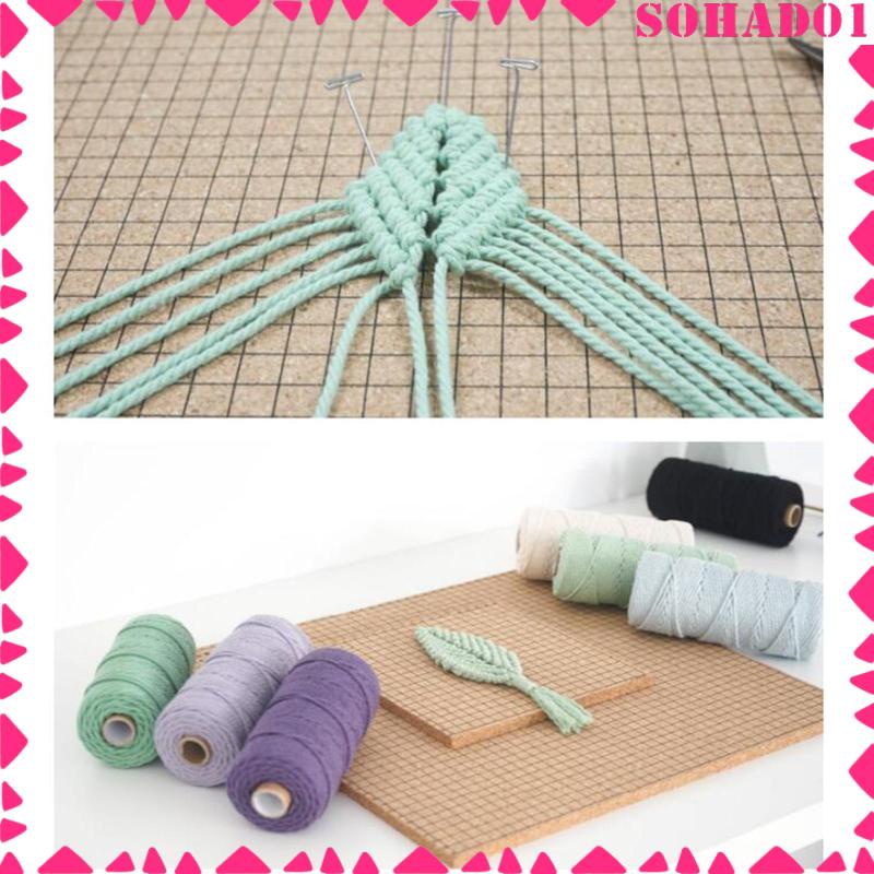 [sohad] Premium Blocking Boards for Knitting with Grids Handcrafted Wood Crochet Macrame Board