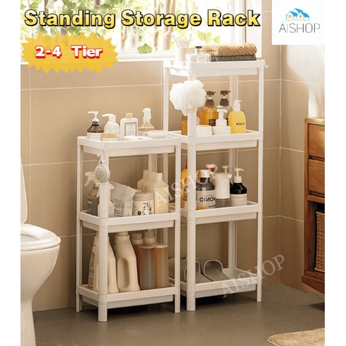 [SG Seller]2/3/4 Tier Shelves Space Storage Rack for kitchen/ Cosmetic ...