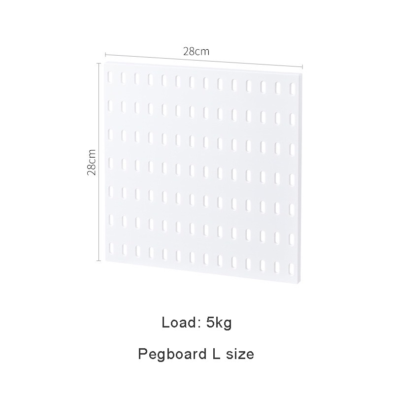 SHIMOYAMA Pegboard DIY Adhesive Pegboard Accessories Desk Organizer
