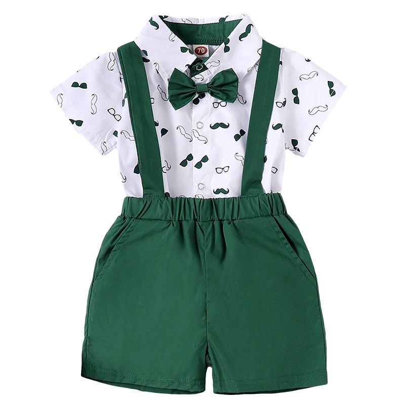 0-18 Months Newborn Baby Boy 2PCS Summer Suit Baby Boy Wedding