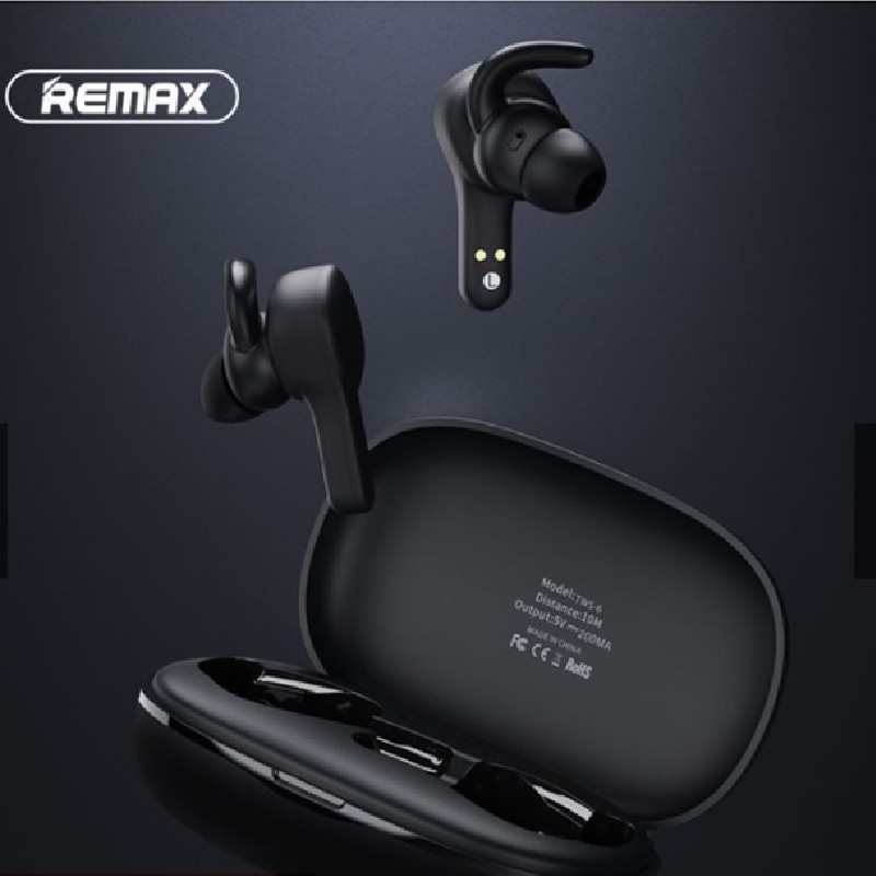 [ORIGINAL] Remax TWS-6 Bluetooth Earbuds 5.0 True Wireless Stereo ...