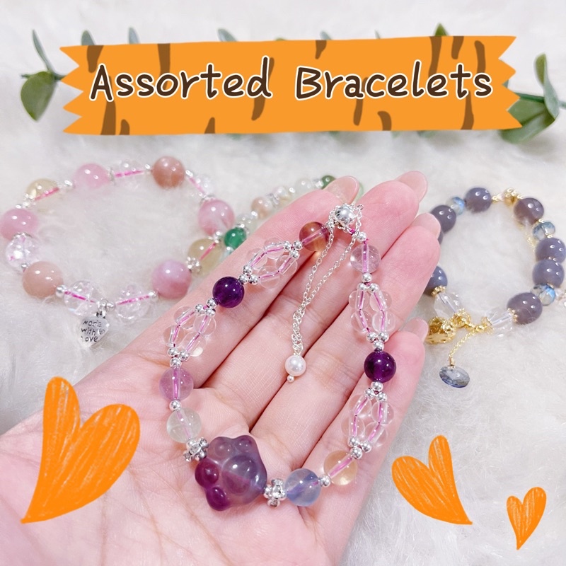 Elastic crystal clearance bracelet