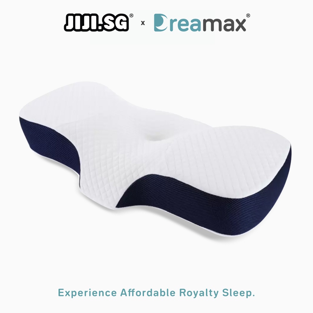 (JIJI.SG x DREAMAX) DIMENSIONAL Memory Foam Pillow Shopee Singapore